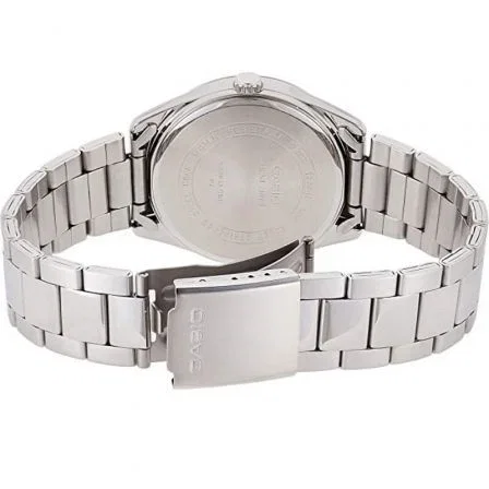 Casio MTP-1302PD-7BVEF con esfera blanca y correa gris